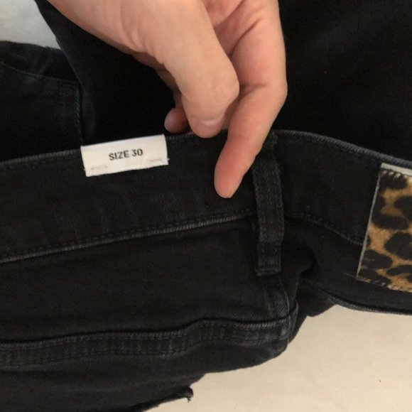 Ovadia New York Men's Black High Rise Skinny Jeans 30 x 33 (Measures 28) - Picture 6 of 12